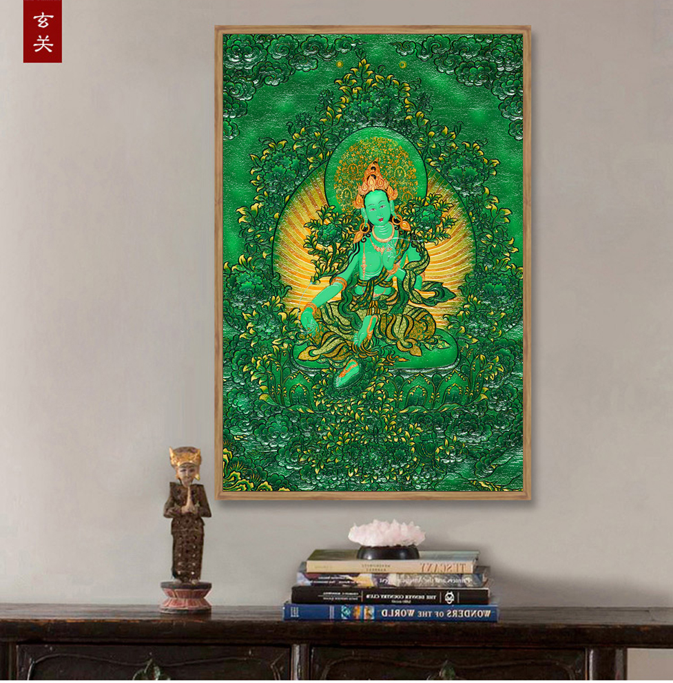 MICAHSO，Extraordinary Thangka，Inspirational Art，Colorful jade，