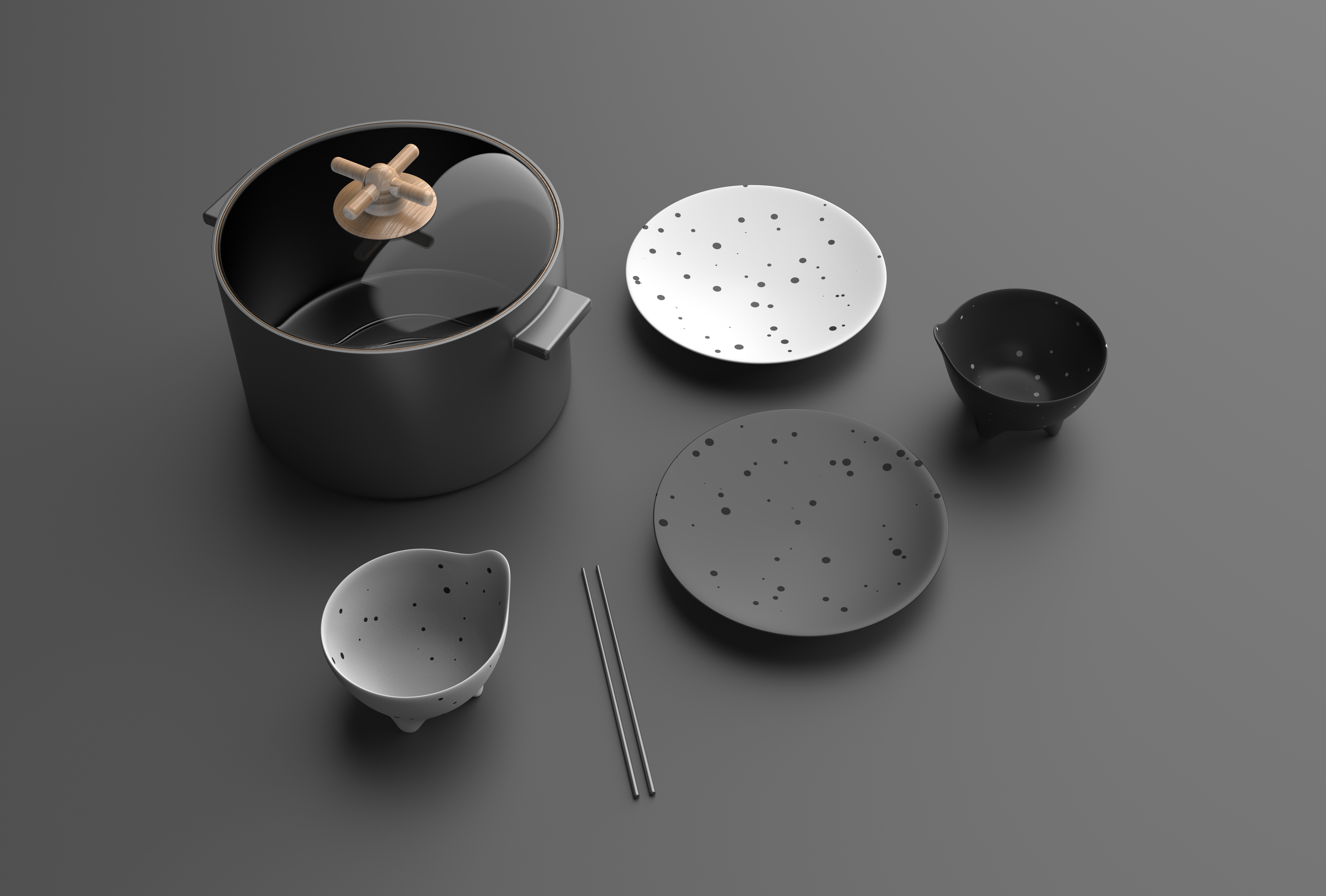 Zen tableware，
