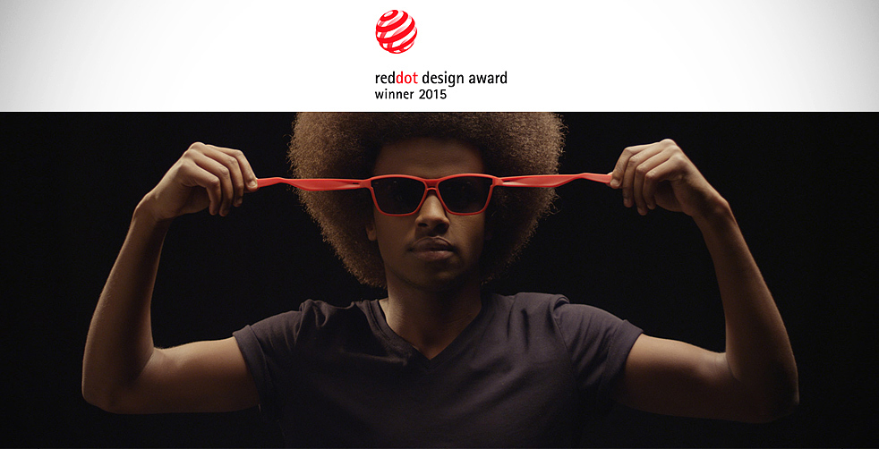 Sunglasses，rubber，red dot，