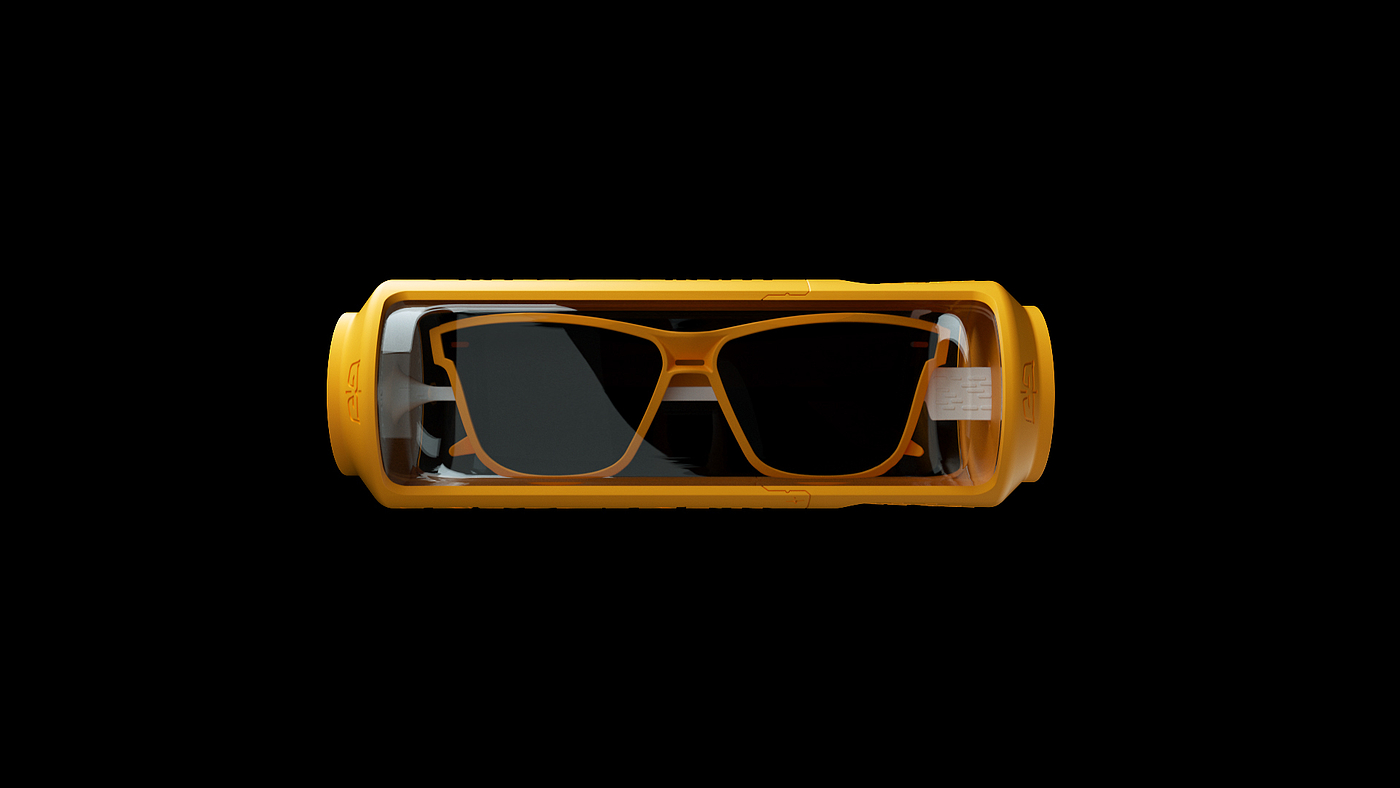 Sunglasses，rubber，red dot，