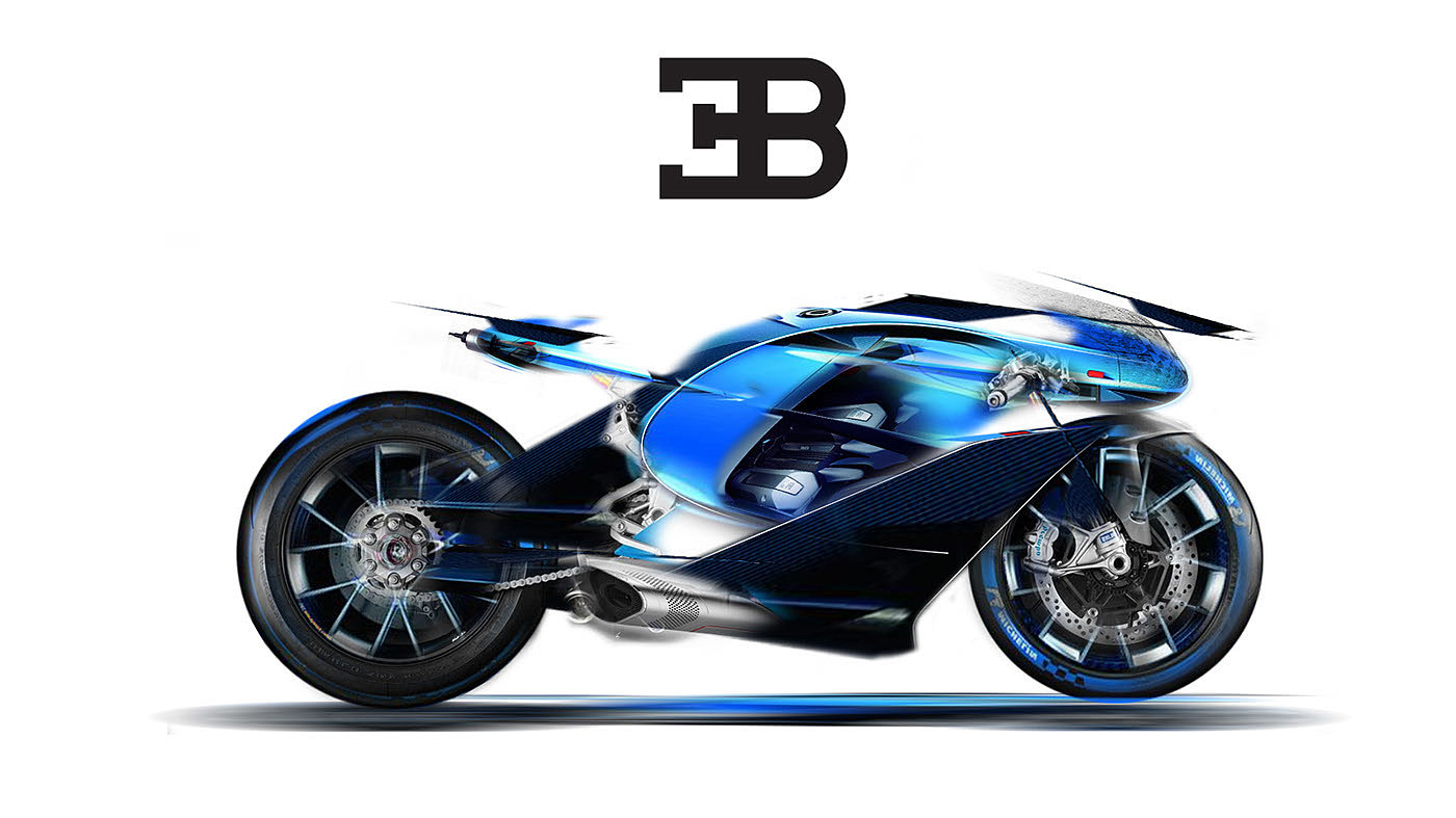 challenge round，motorcycle，concept，Bugatti，