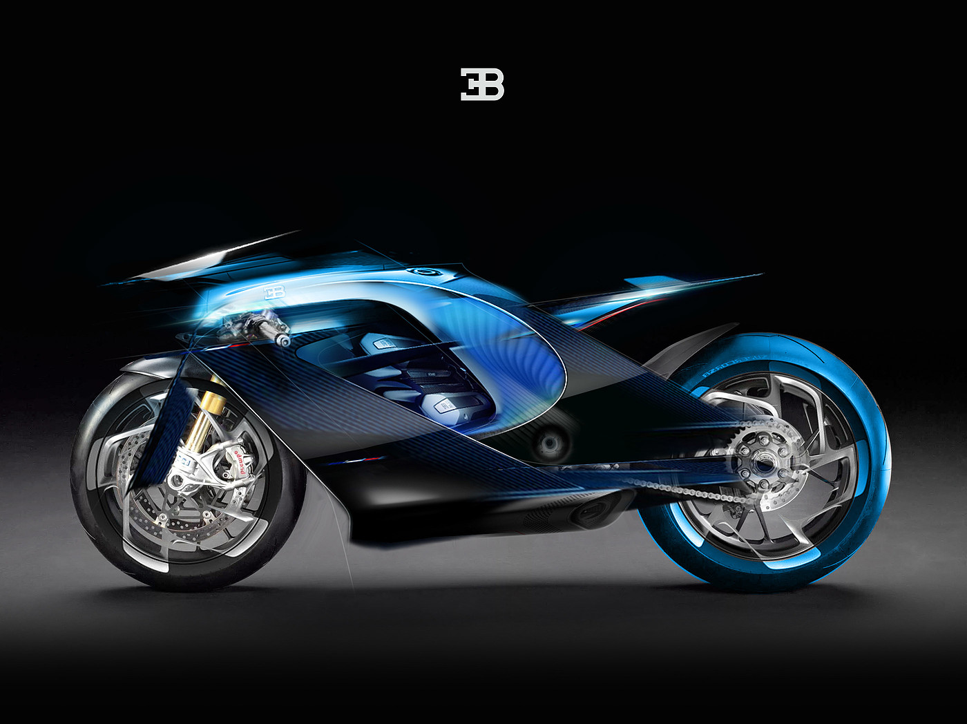 challenge round，motorcycle，concept，Bugatti，