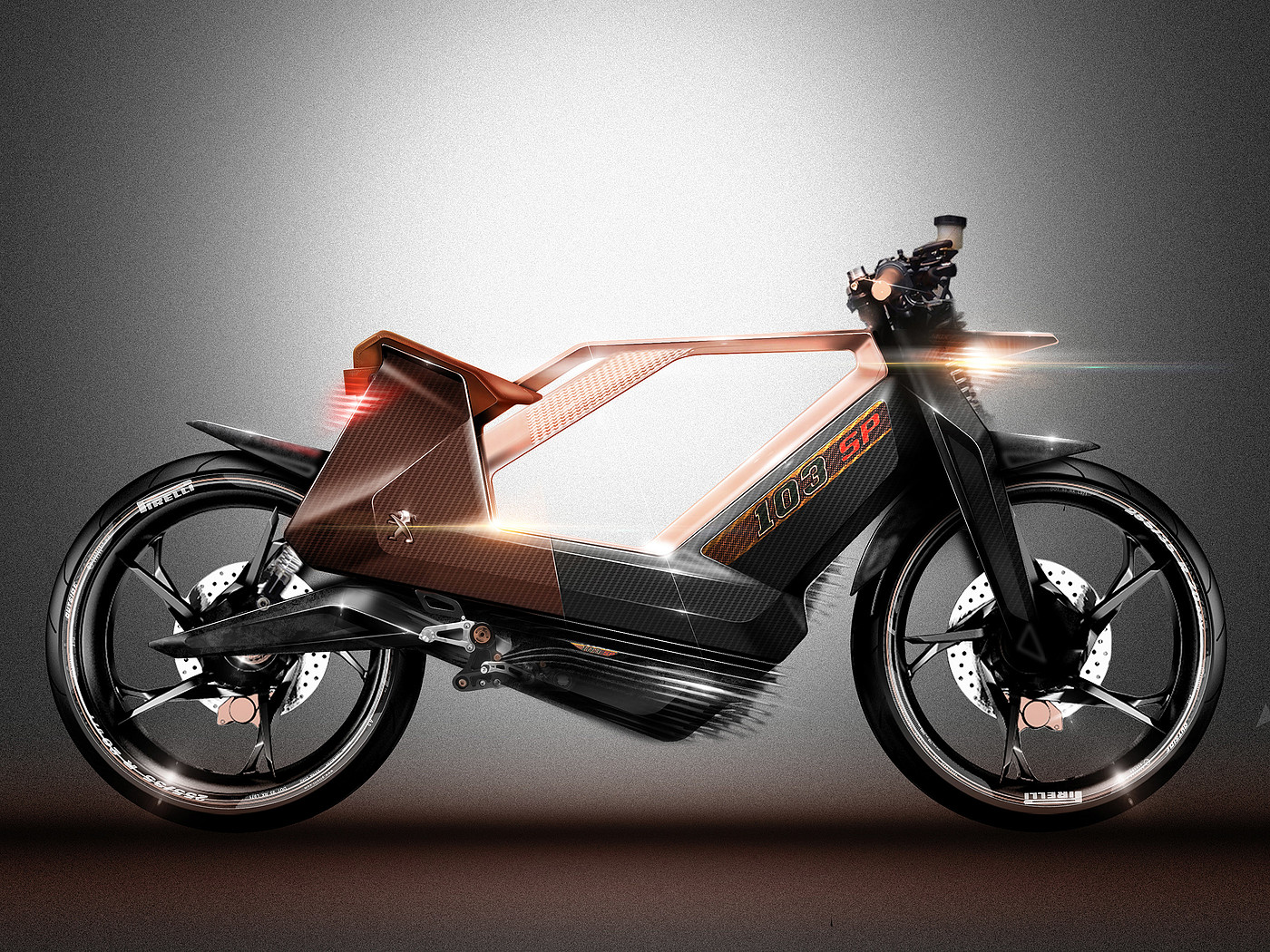 challenge round，motorcycle，concept，Bugatti，