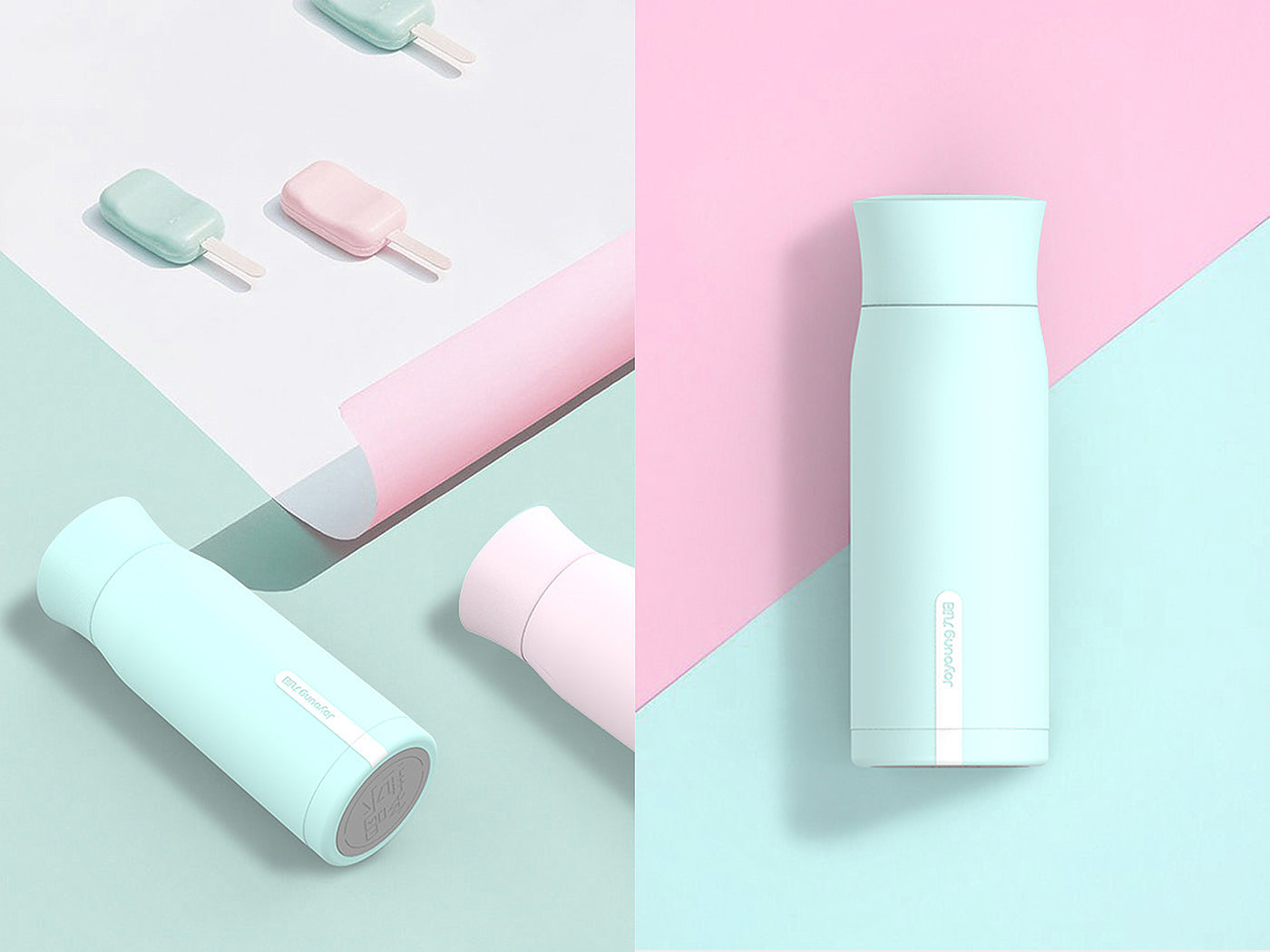 vacuum flask，Drink more hot water，Pink，Thermal，sophia lpy，