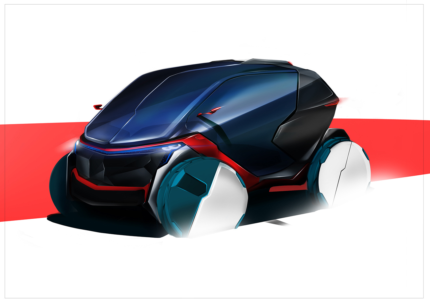 Automatic design，Small safety，Carbon and aluminum body，OLED lamp，Glass，