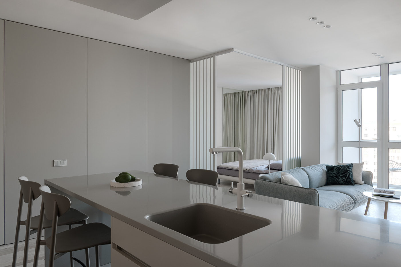 Studio Room，Interior decoration，Simplicity，FOGGY COTTON，