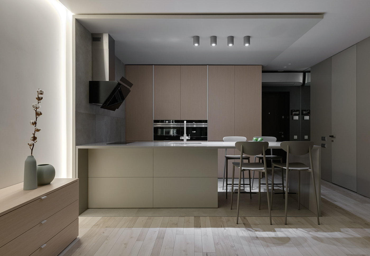 Studio Room，Interior decoration，Simplicity，FOGGY COTTON，