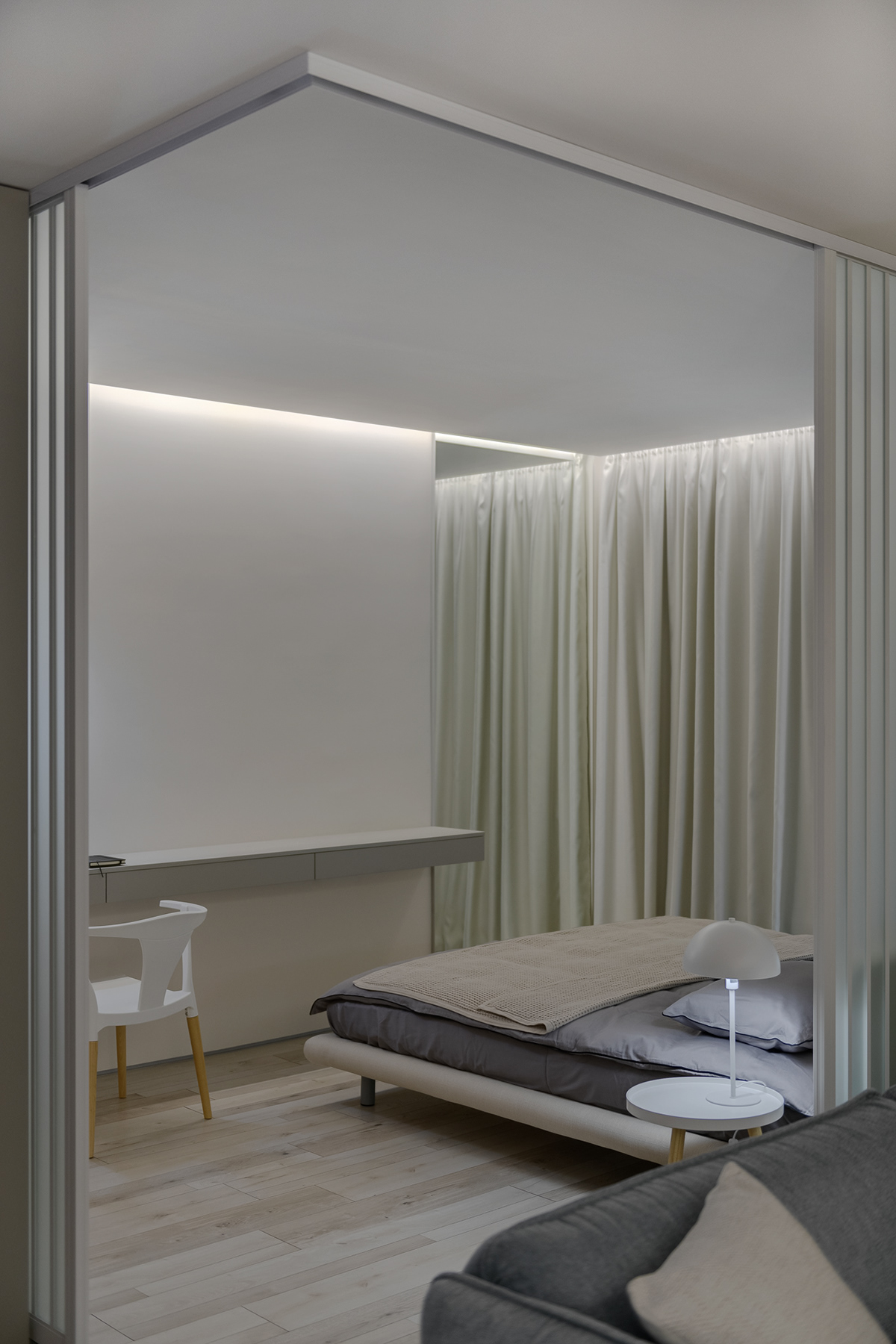 Studio Room，Interior decoration，Simplicity，FOGGY COTTON，