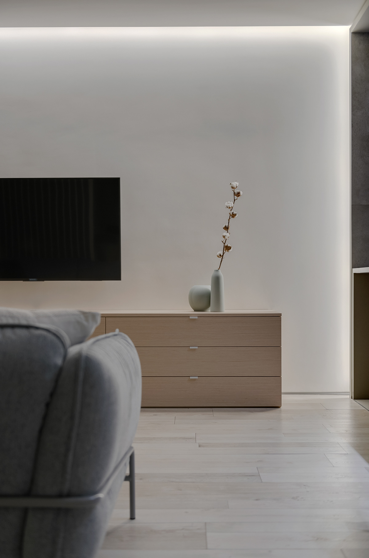 Studio Room，Interior decoration，Simplicity，FOGGY COTTON，