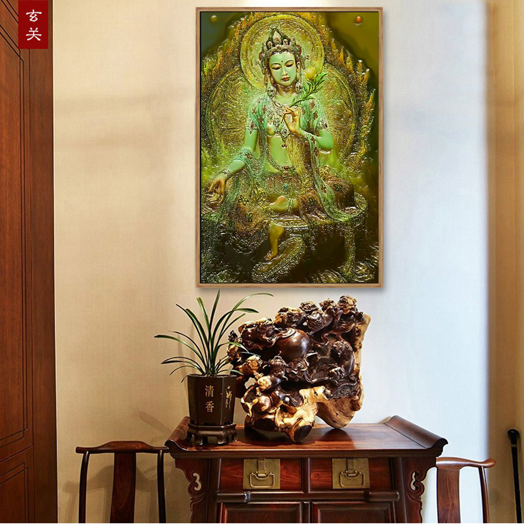 MICAHSO，Extraordinary contemporary oil painting，Inspirational Art，Colorful jade，