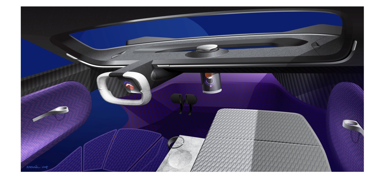 sketch，automobile，blue，Citroen，Electric vehicle，