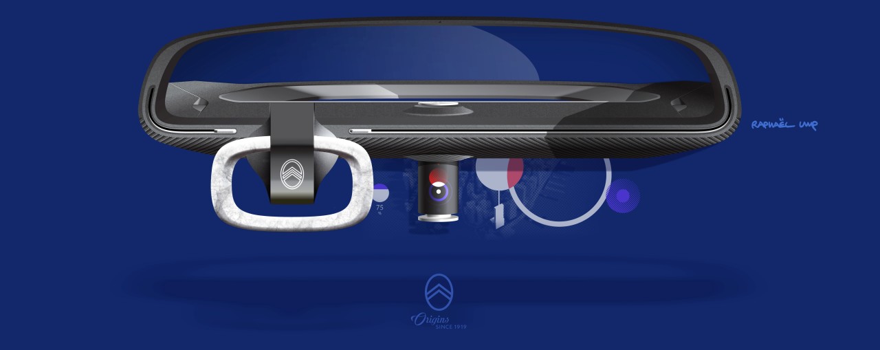 sketch，automobile，blue，Citroen，Electric vehicle，