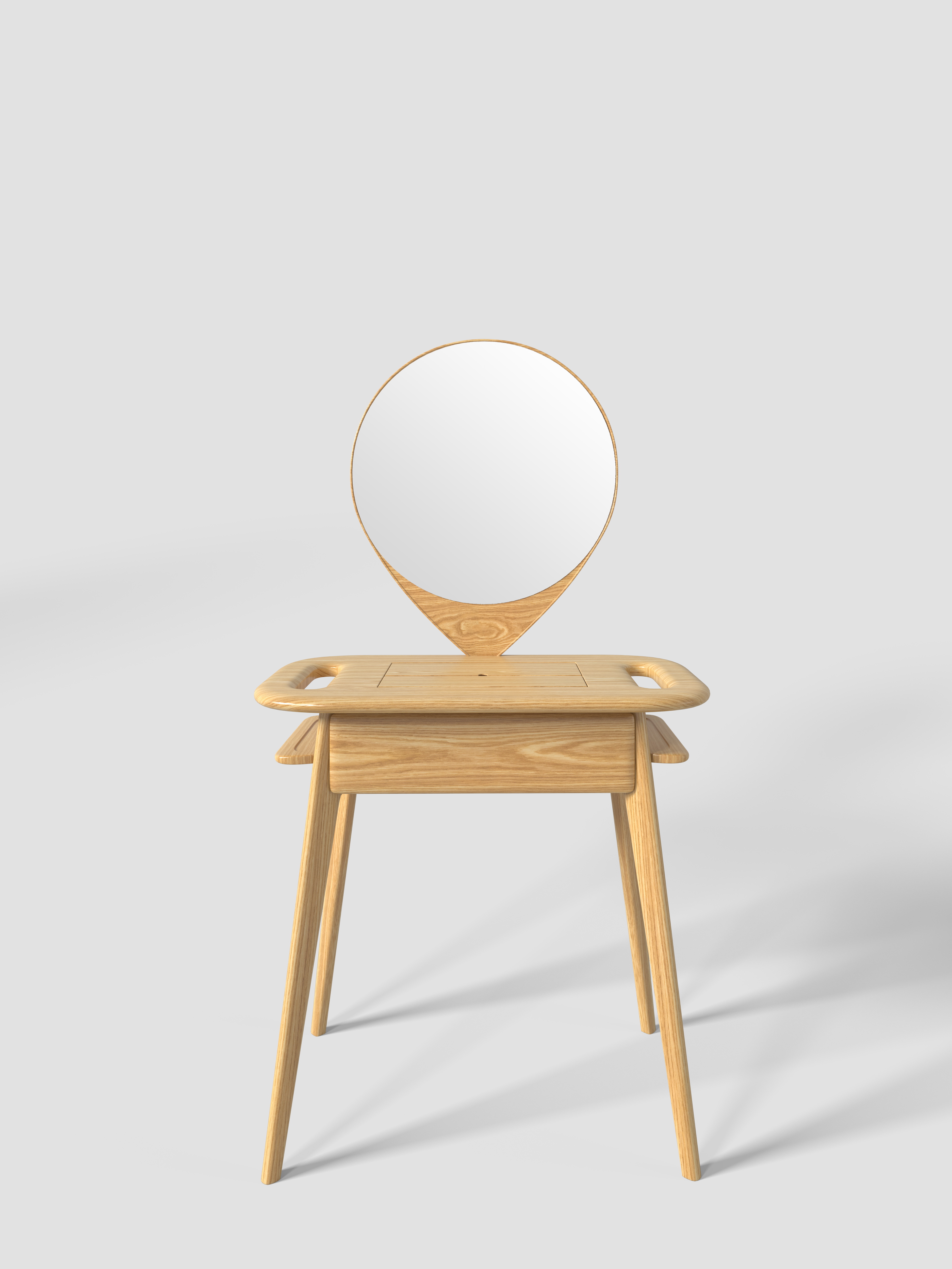 solid wood，furniture，Dressing table，bedroom，aSH ，level of appearance，Ins，