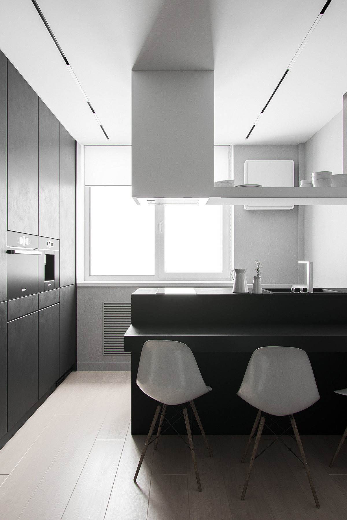 grey，Interior design，Minimal cave，