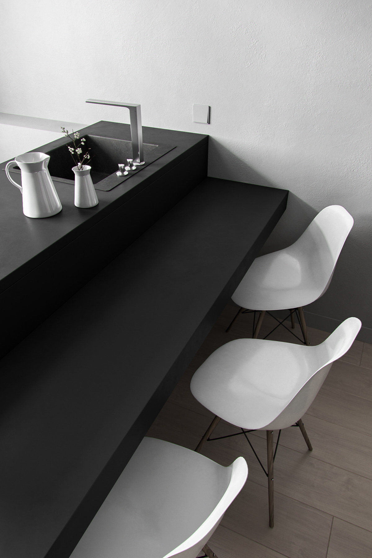 grey，Interior design，Minimal cave，