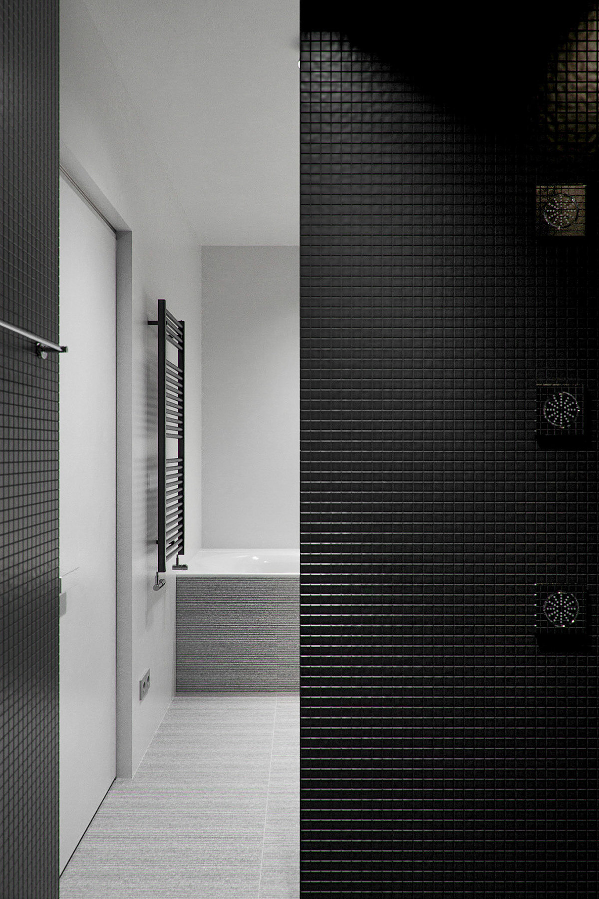grey，Interior design，Minimal cave，