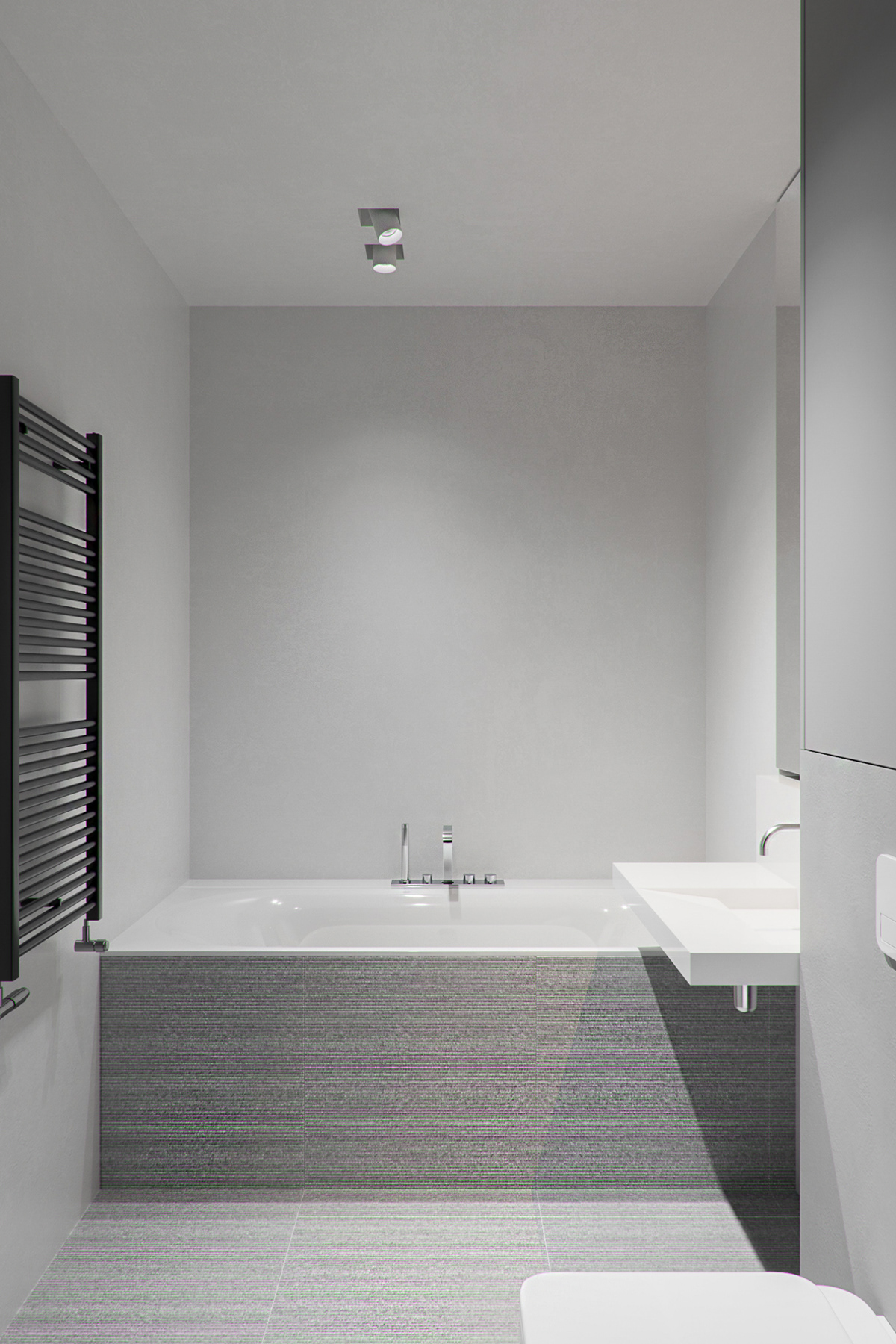 grey，Interior design，Minimal cave，