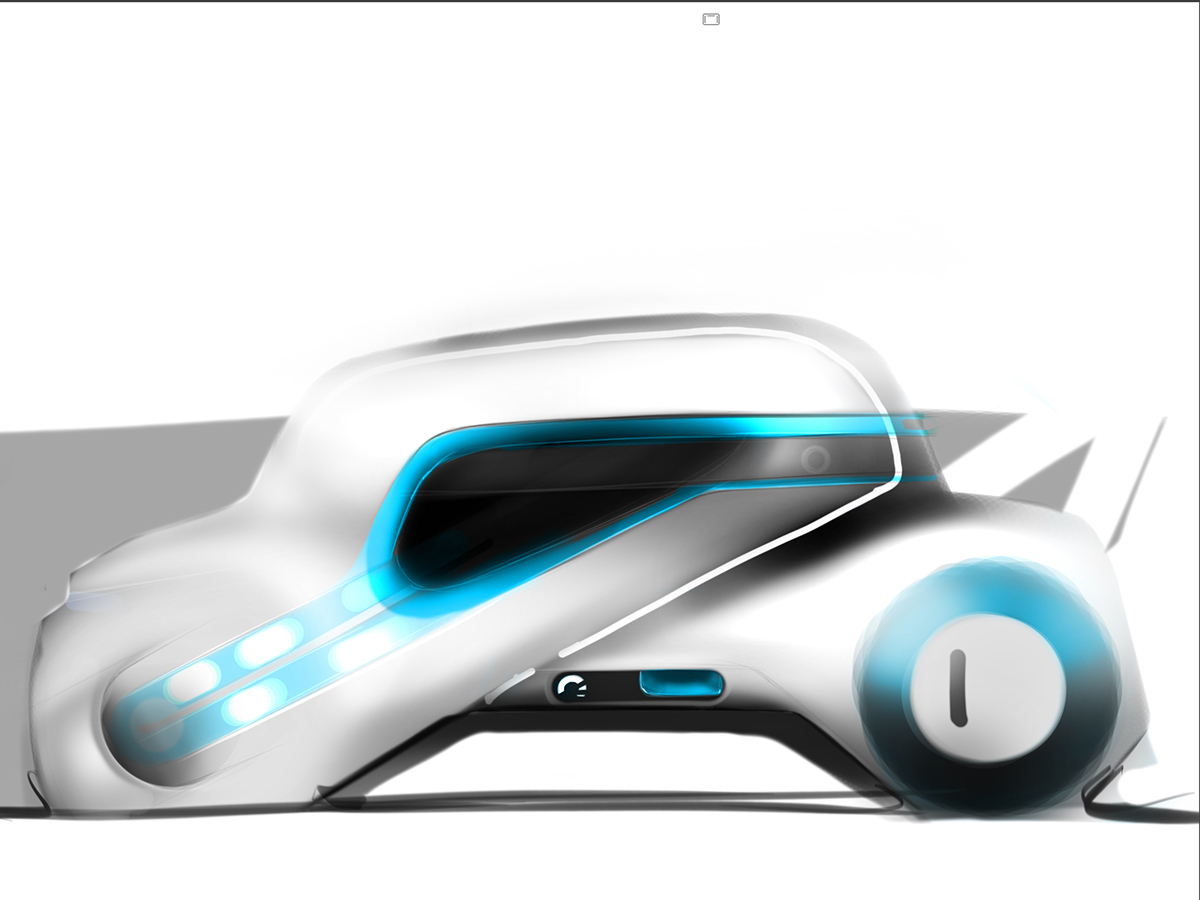 Automatic design，Hand drawn，Render，beautiful，industrial design，