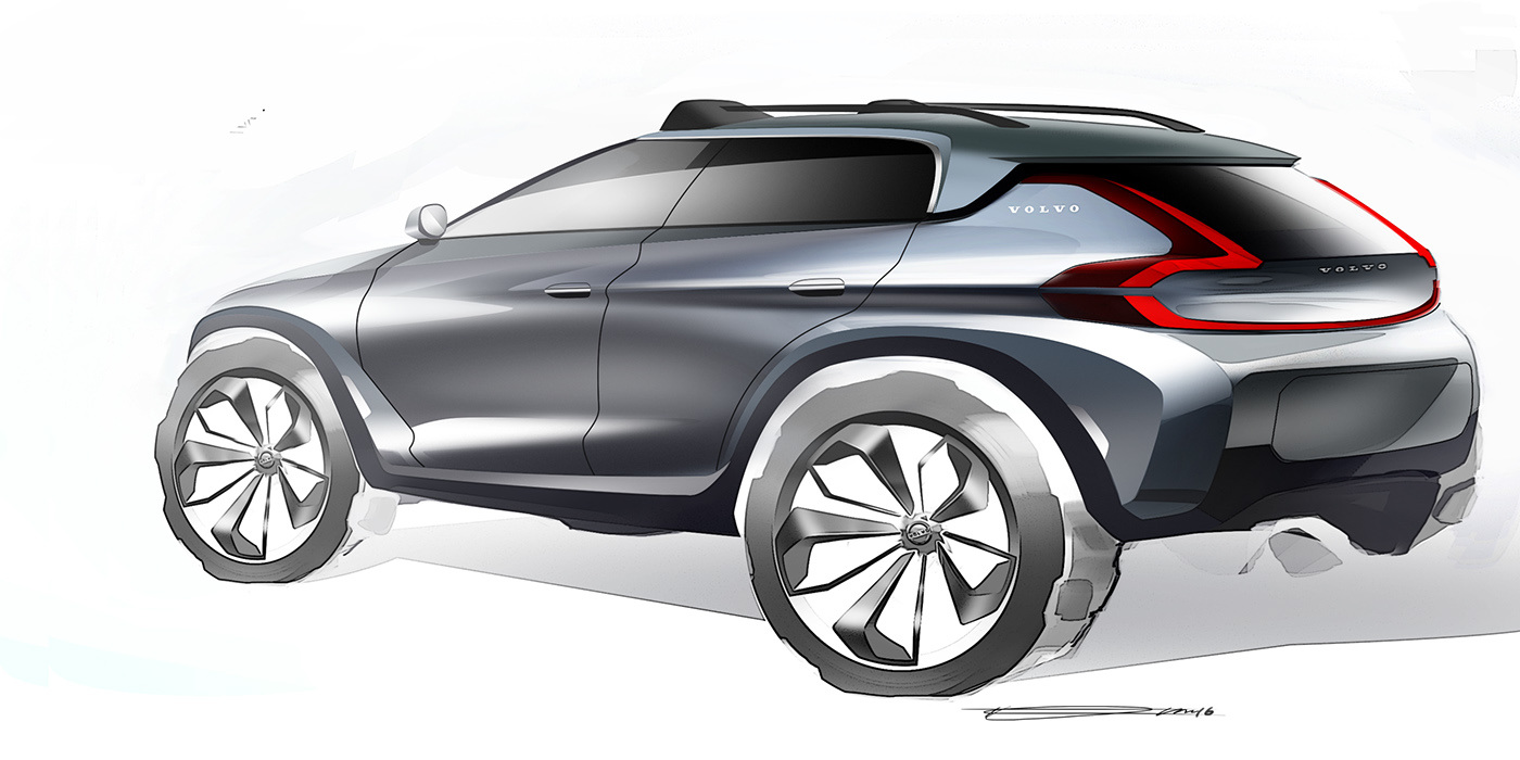 Automatic design，Hand drawn，Render，beautiful，industrial design，