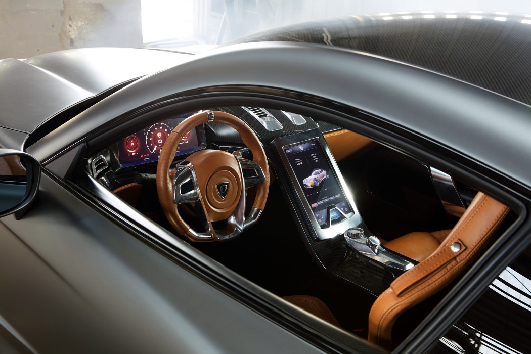 Puritalia Berlinetta，Automotive interior design，grey，