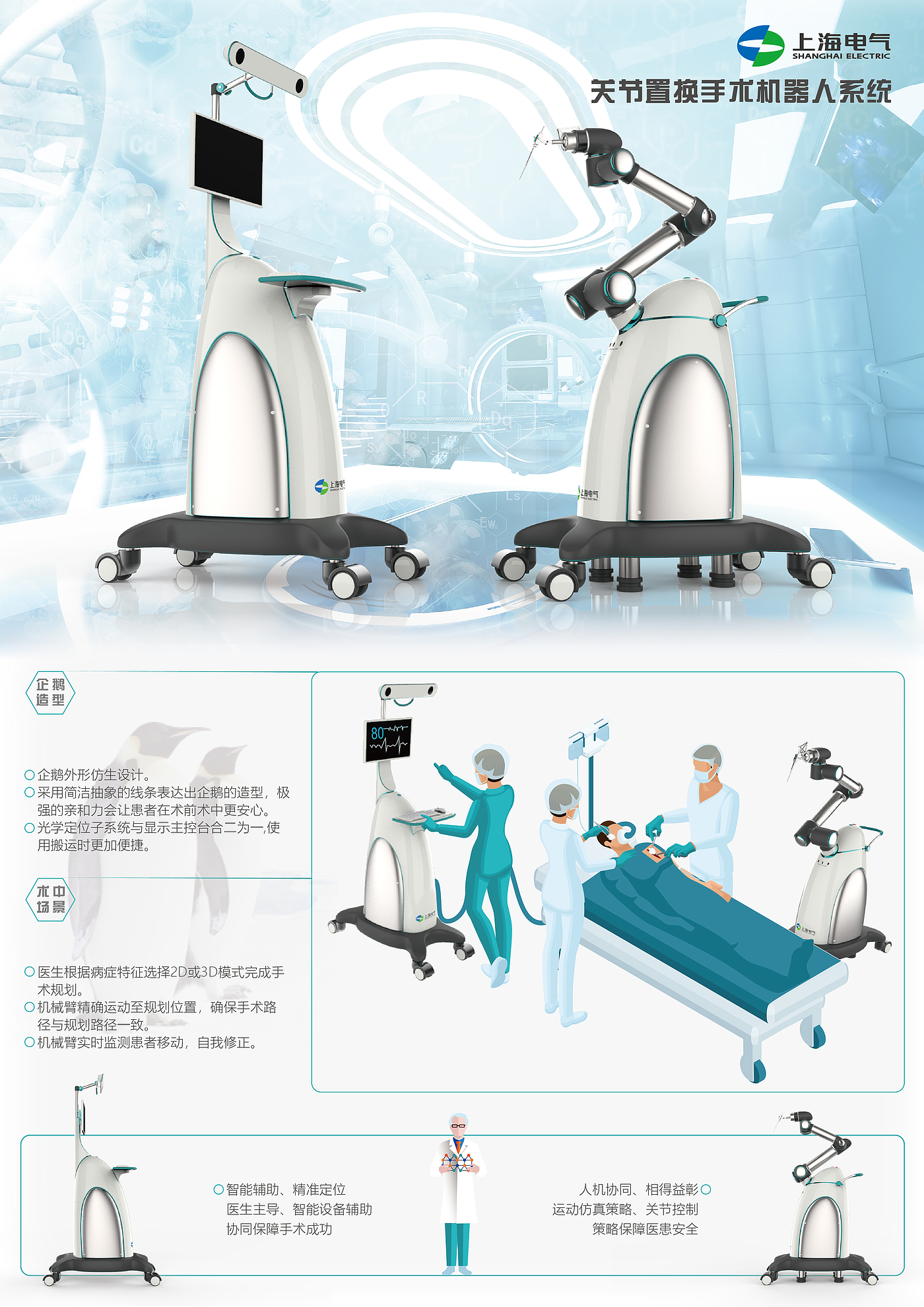 display，location，Mechanical arm，Medical system，penguin，medical apparatus and instruments，robot，operation，