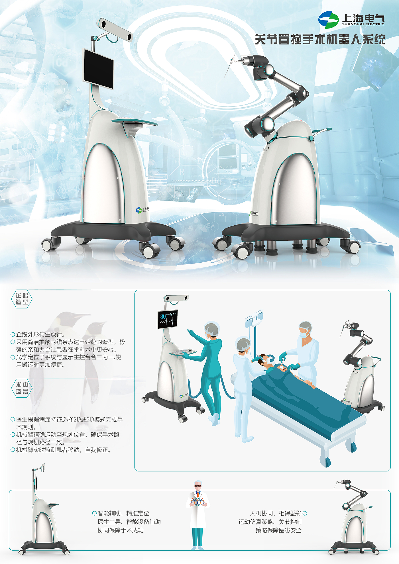 显示屏，定位，机械臂，医疗系统，企鹅，医疗器械，机器人，手术，