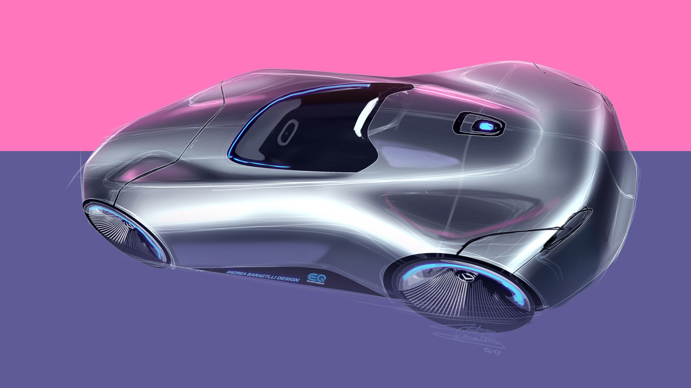 design sketch，automobile，Andrea Baratell，