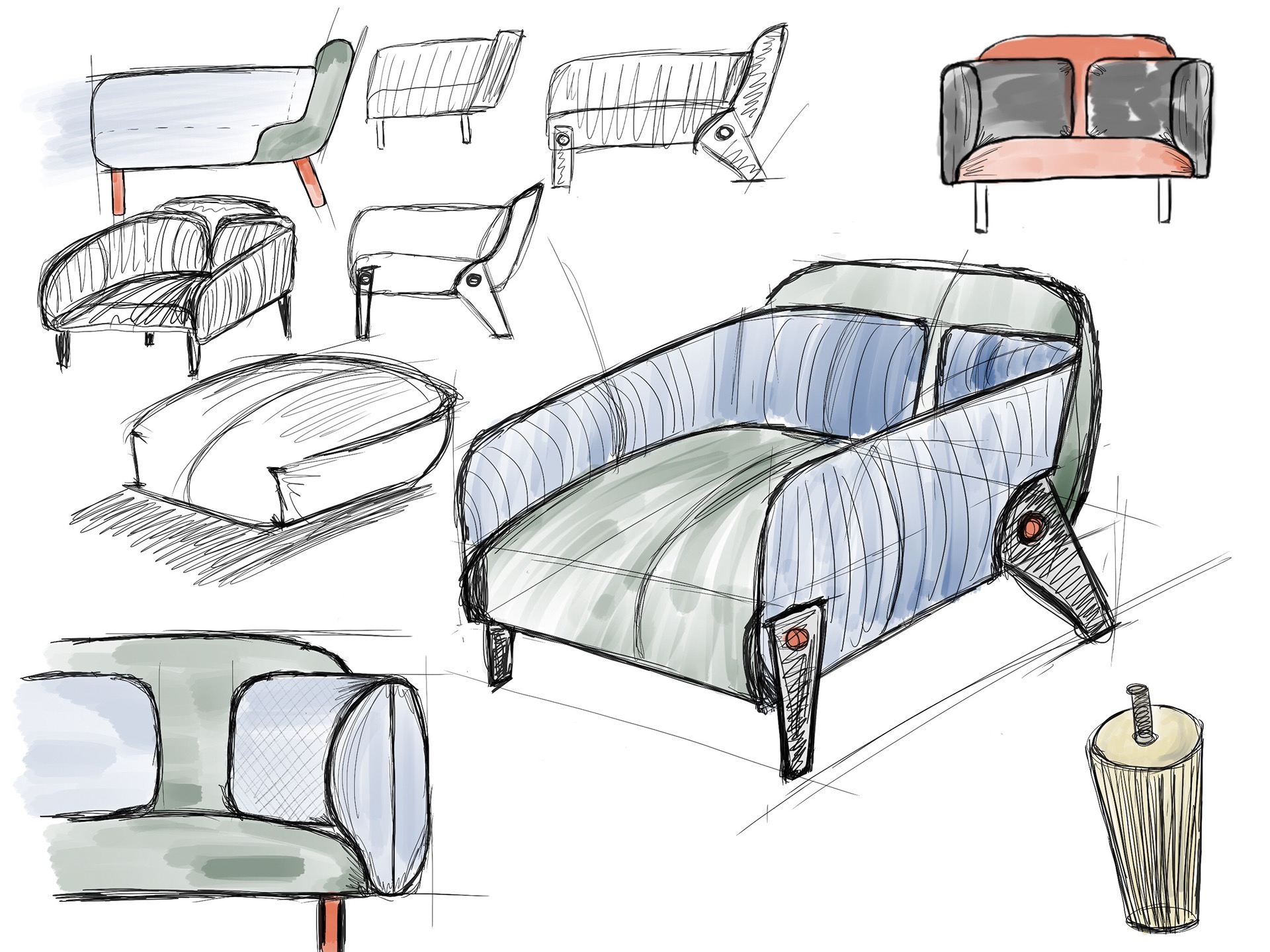 Cube 44，sofa，Pavel Vetrov，