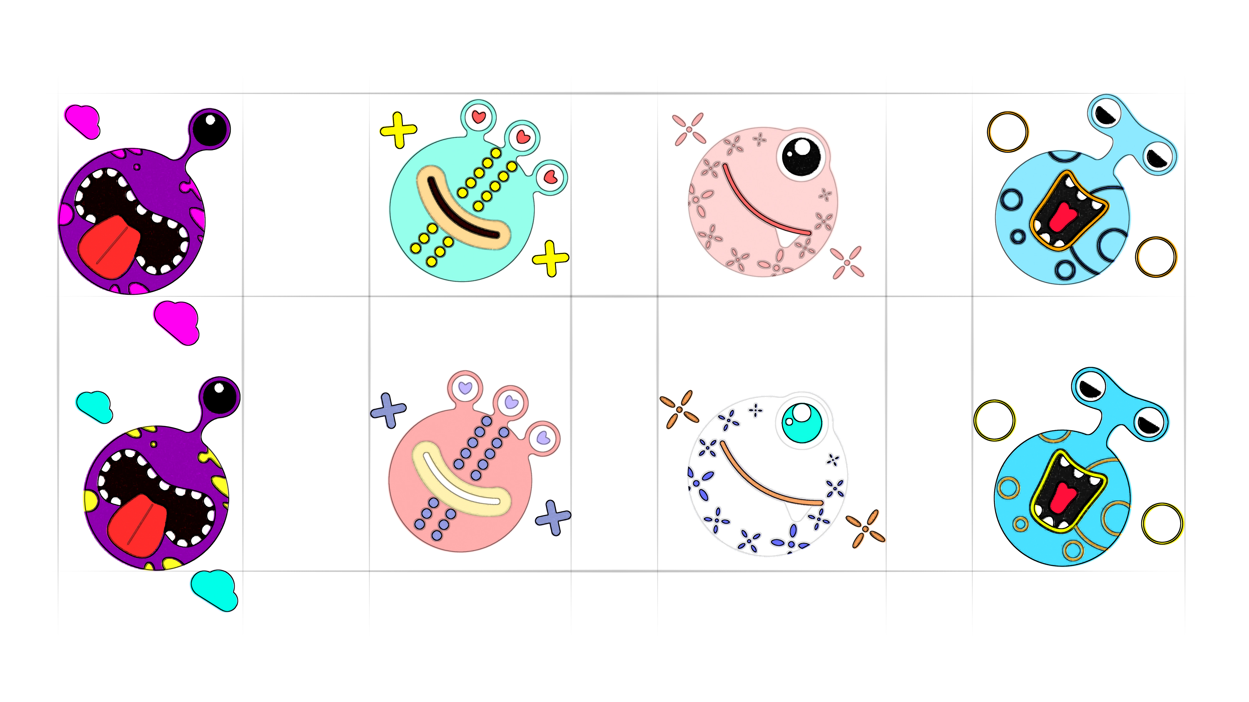 Monster water cup，Appearance design，Bouncing cover，Zhichuan，Children's water cup，Straw cup，