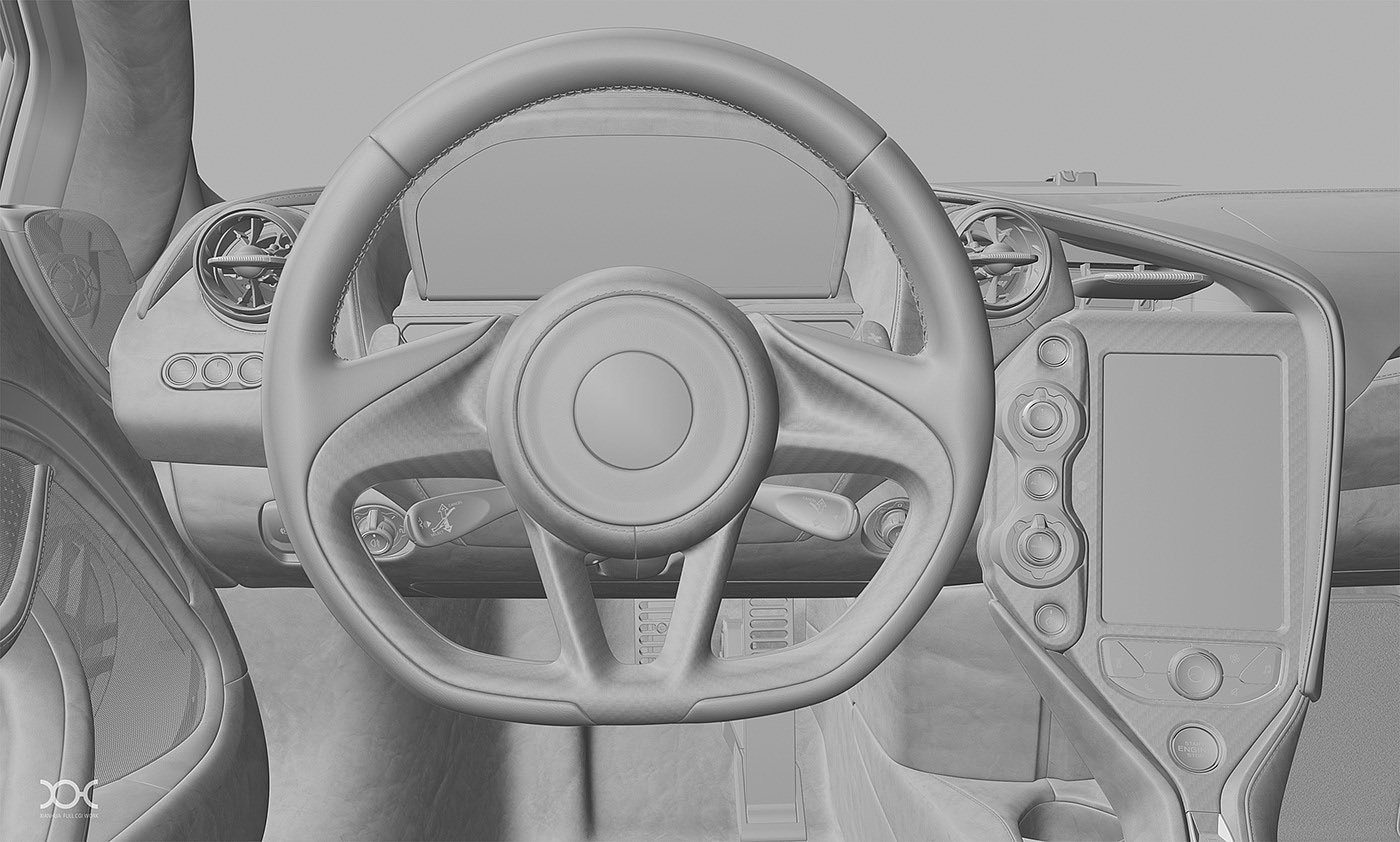 车，Autodesk 3ds Ma，细节图，