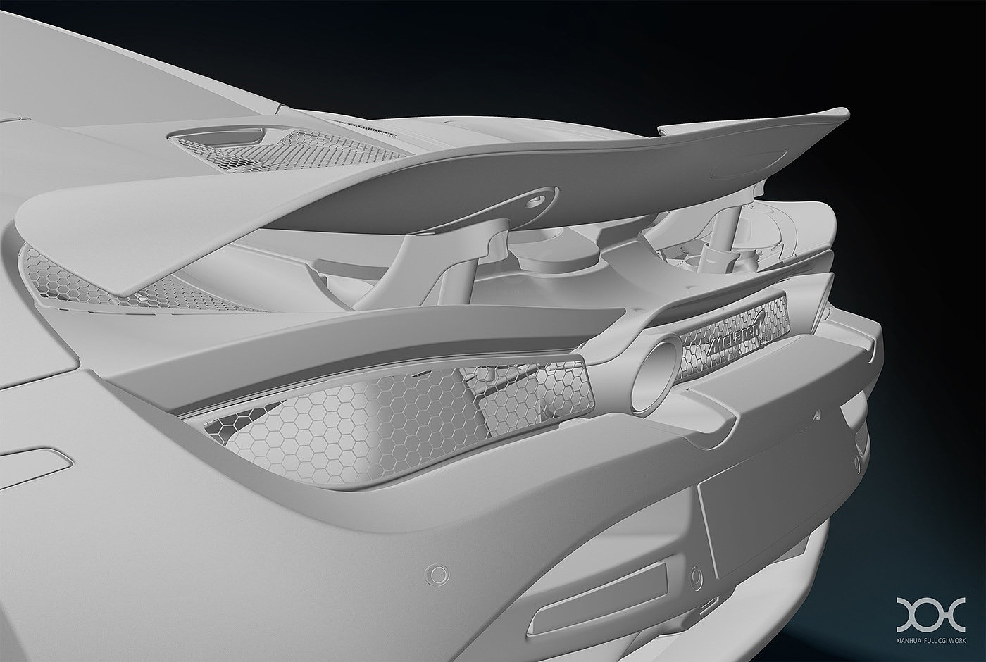 车，Autodesk 3ds Ma，细节图，