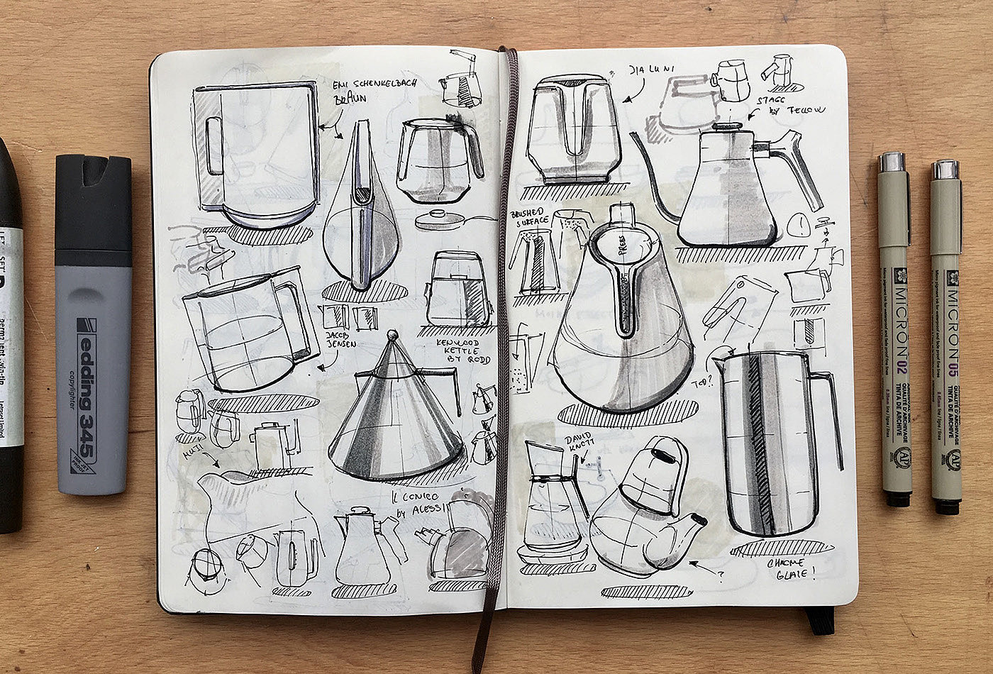 Adam Miklosi，inspiration，Hand drawn，Writing book，