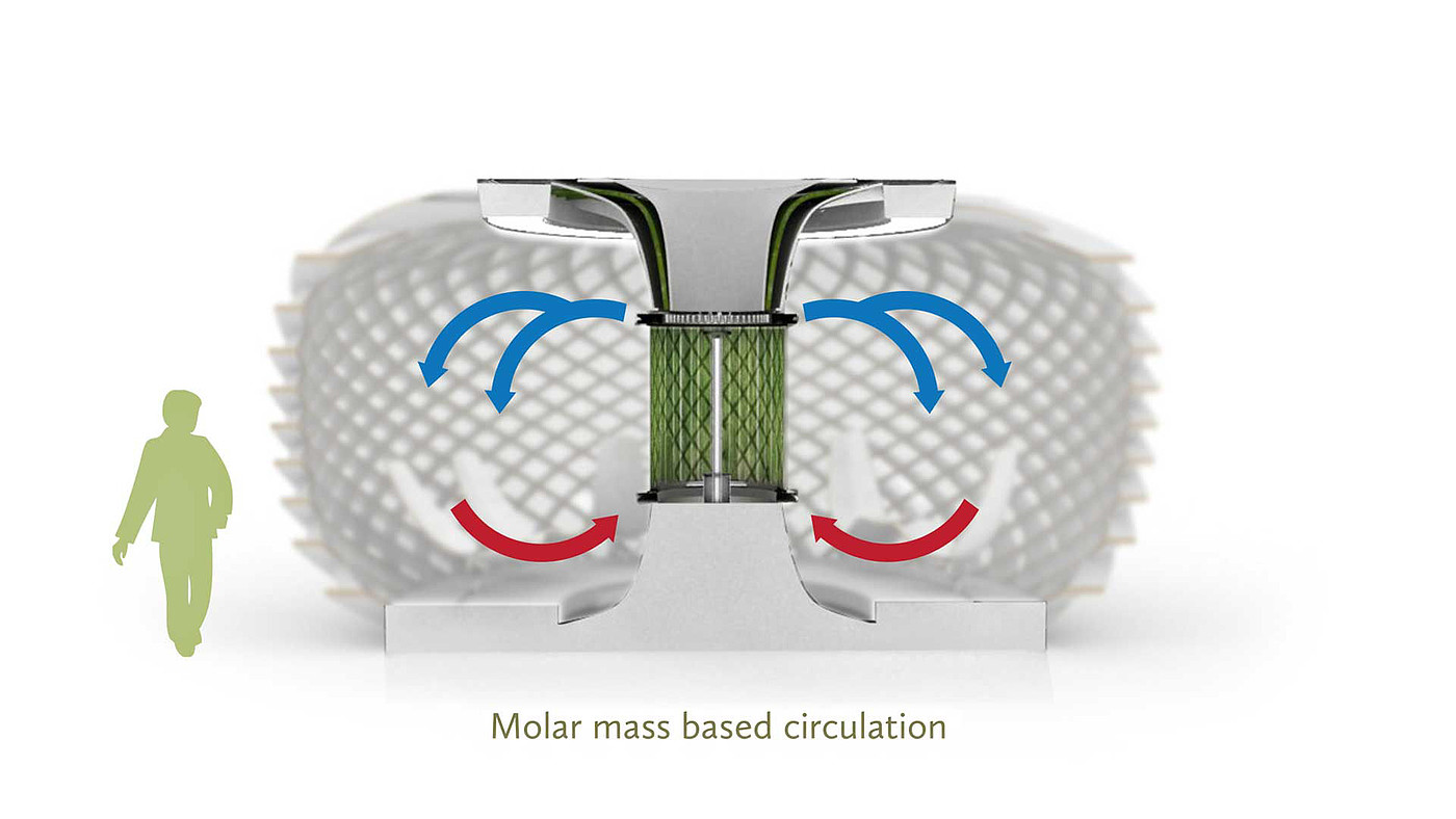 Oxygen bar，ecology，Chlorella，