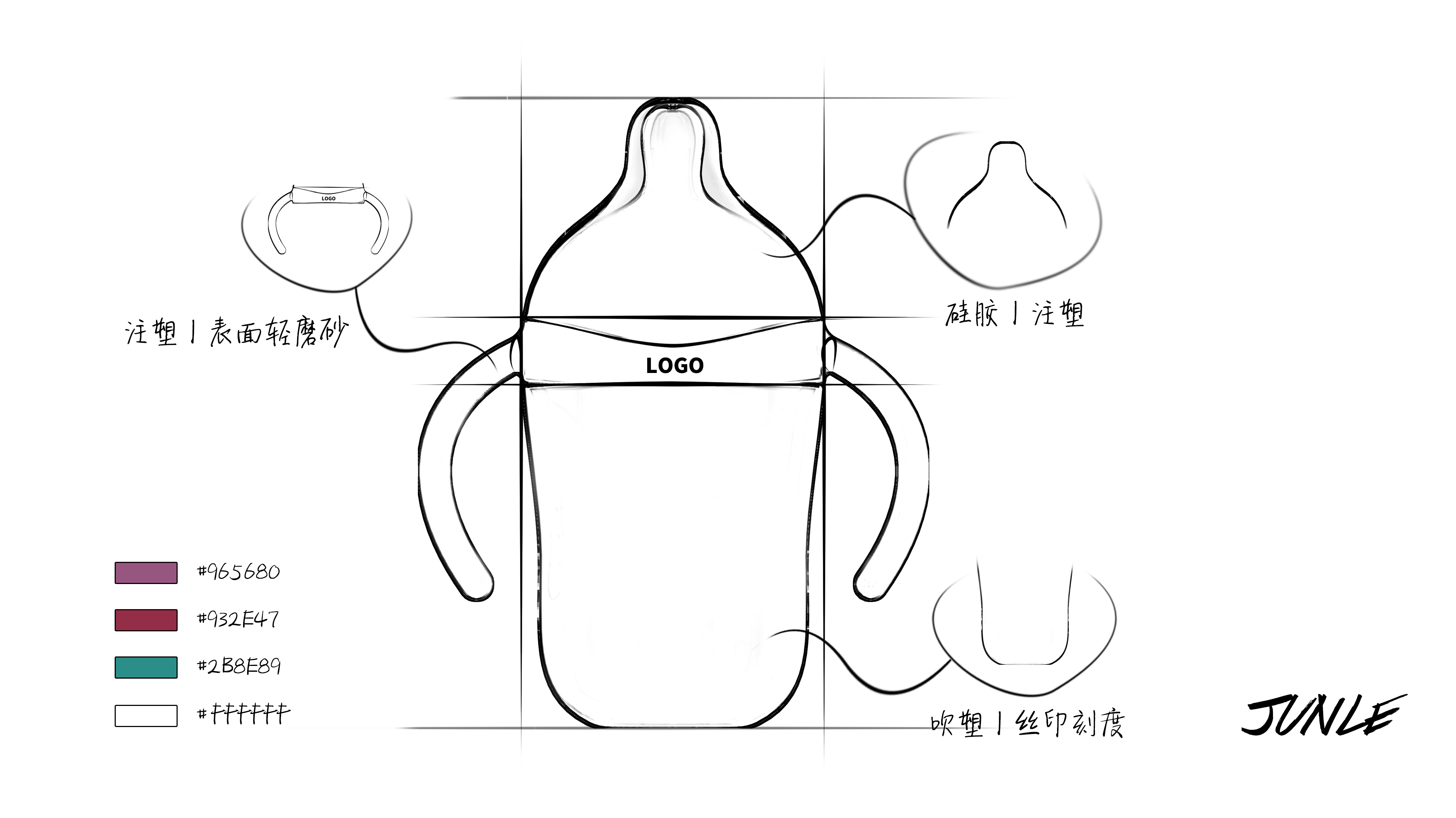 Cup design，Straw cup，Children's water cup，Design of children's mother and baby products，Nipple design，Bottle design，