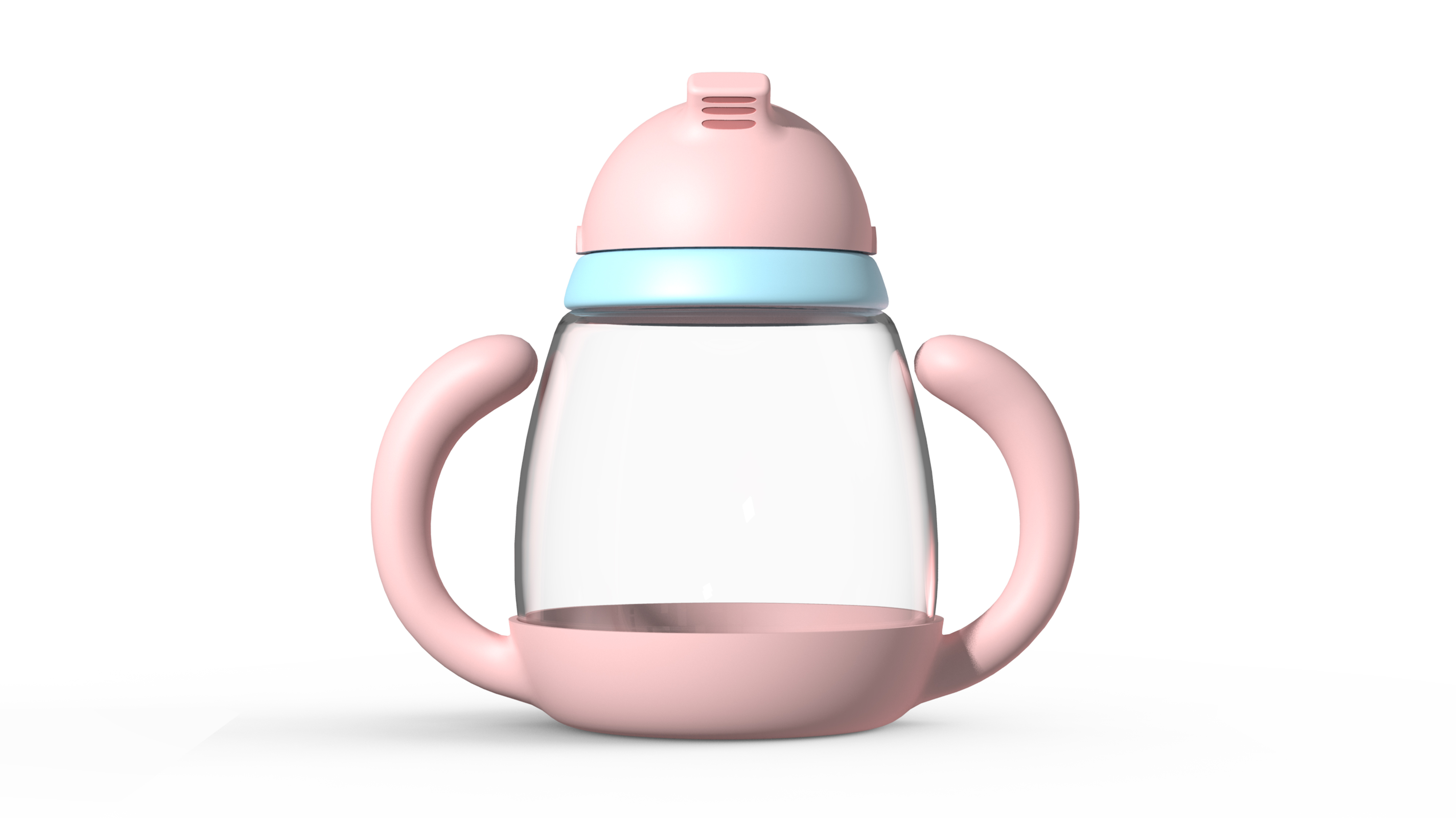 Children's water cup，vacuum cup，Straw cup，Bouncing cup，Appearance design，Student cup，industrial design，Zhichuan，