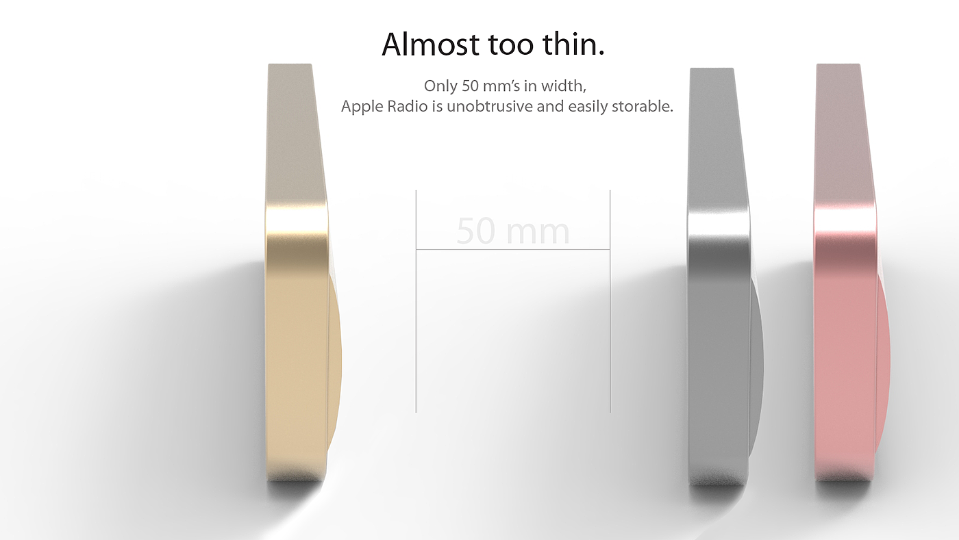 Apple，concept，radio，horn，sound，