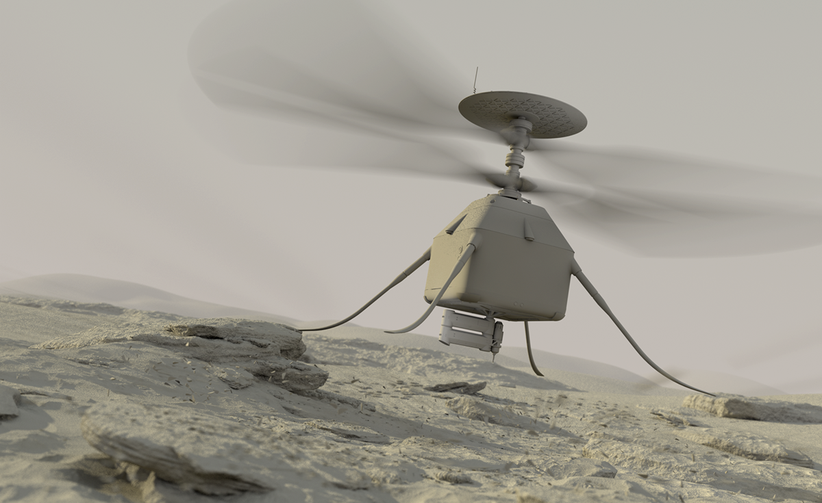 mars aerial exploratory drone 2030 研究火星地形无人机