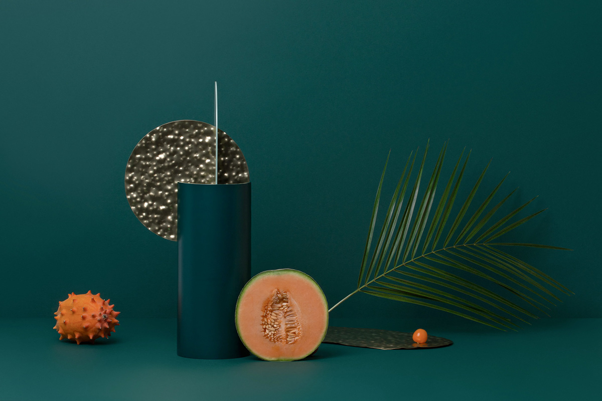 Metal，vase，Suprematically，