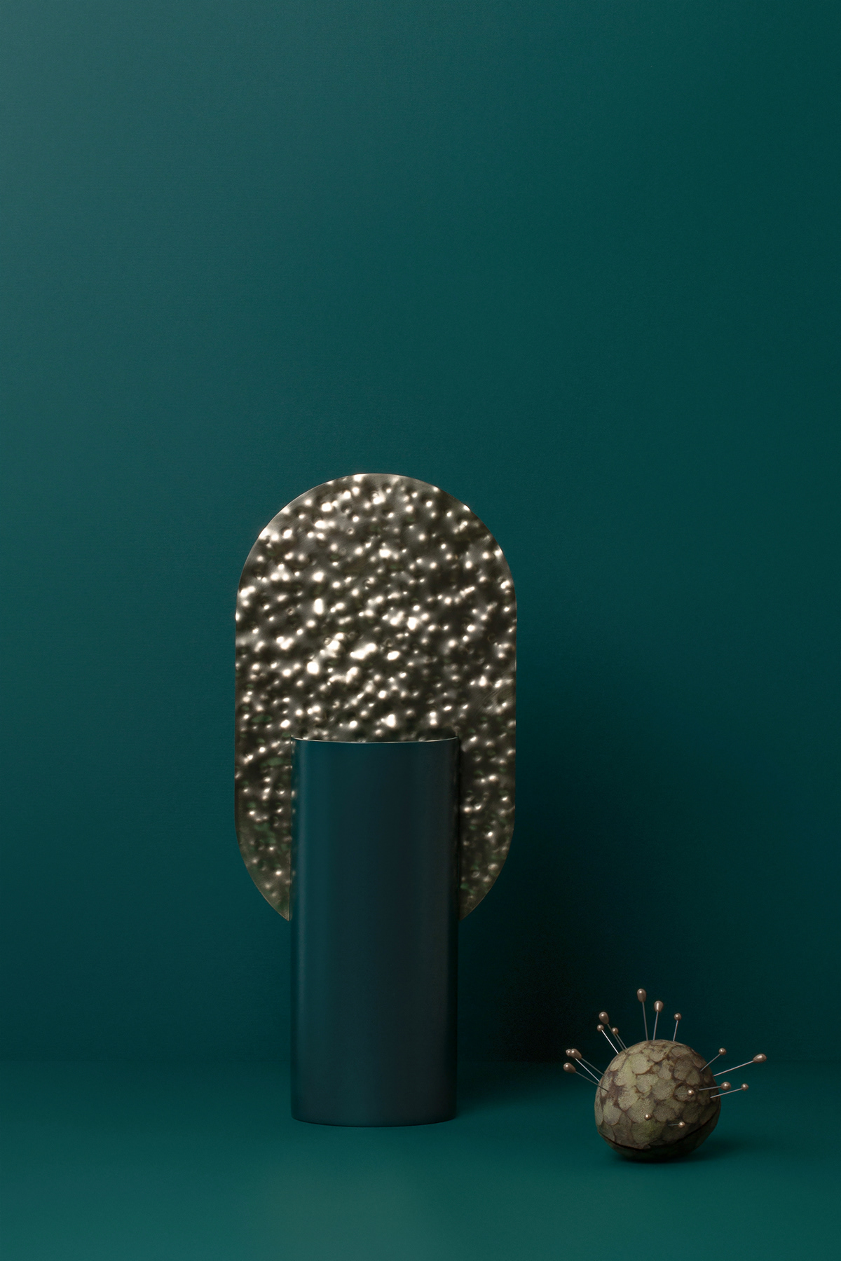 Metal，vase，Suprematically，