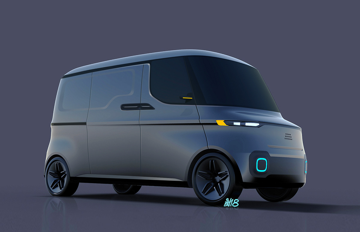 Automobile design，Computer hand drawing，Sketchbook 2018. II，