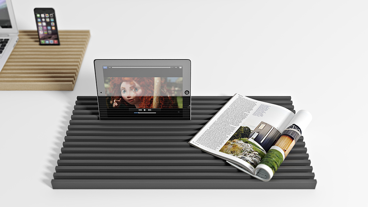 Ripple，Mobile phone bracket，woodiness，