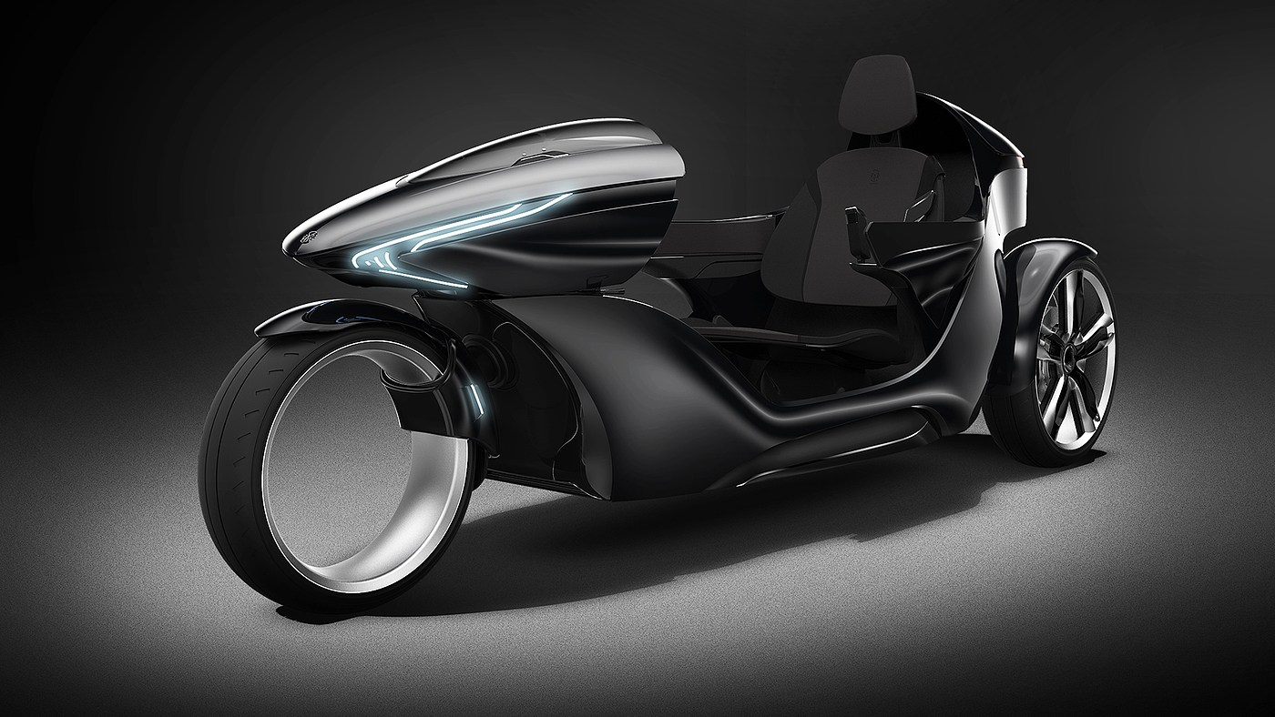 motorcycle，vehicle，Concept Car，