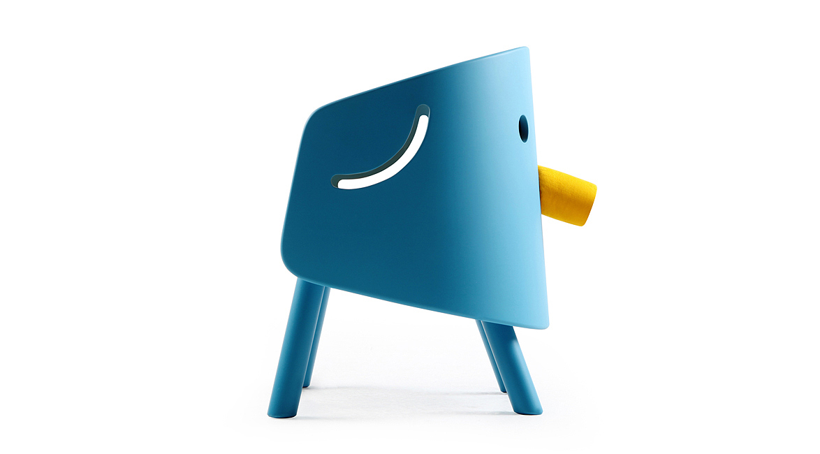 blue，Children's furniture，Elephant，