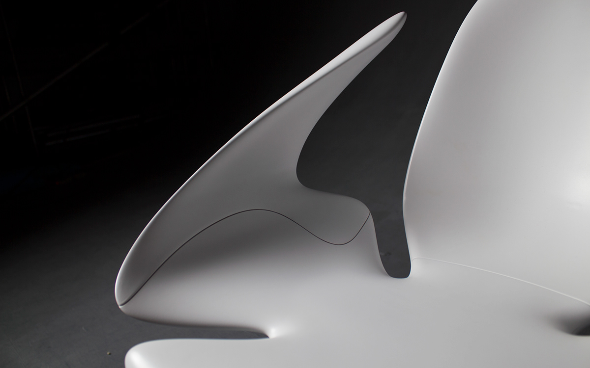 Bud Chair，chair，grey，