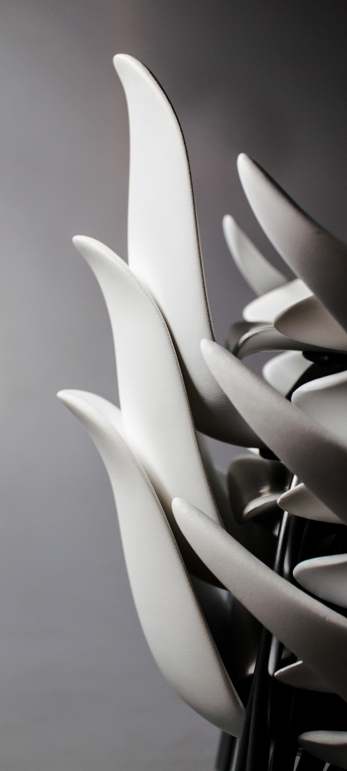 Bud Chair，chair，grey，