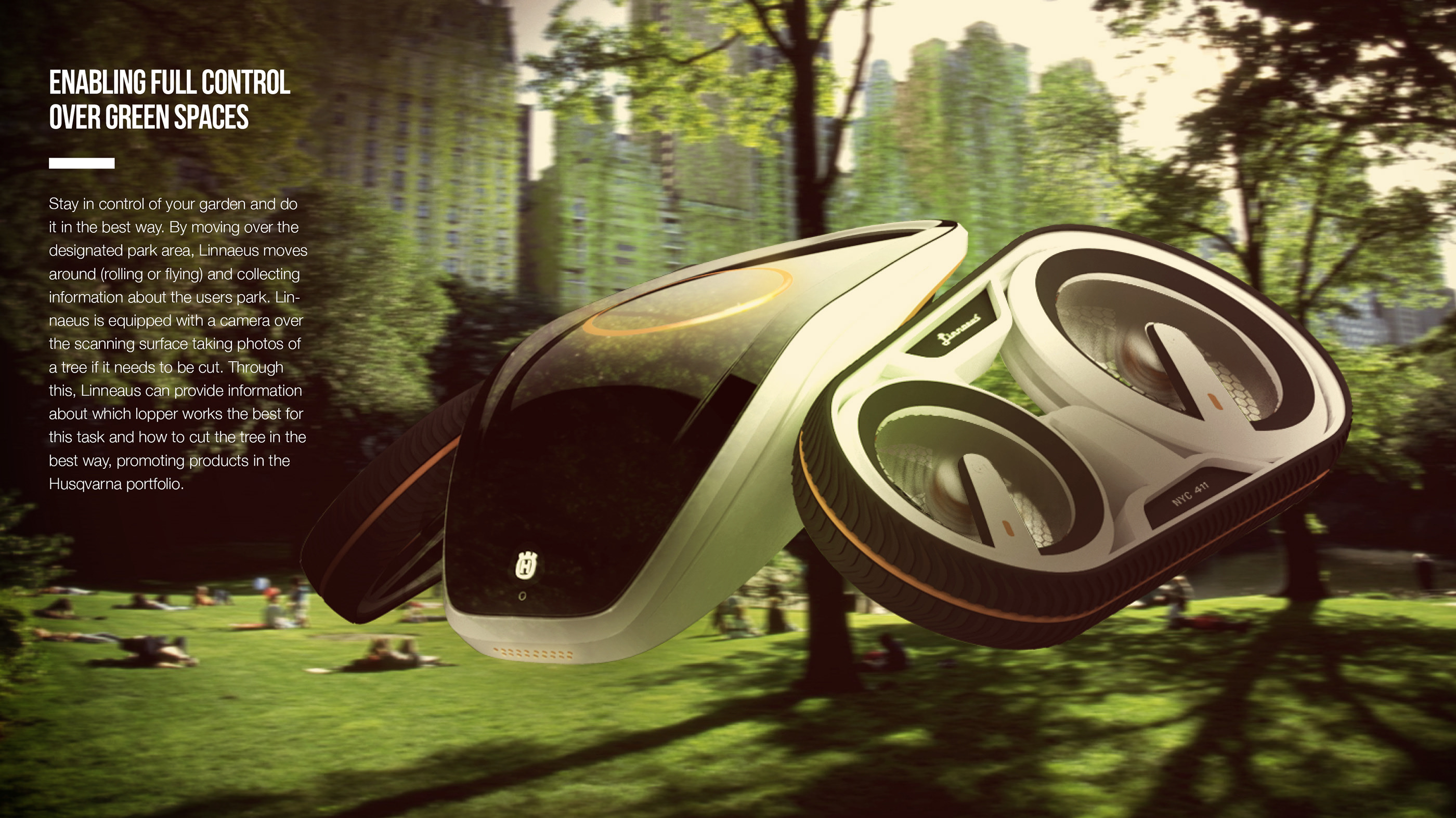 robot，garden，Husqvarna Linna，