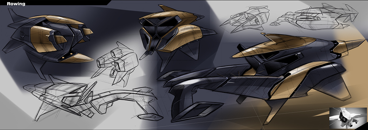 infiniti，Infiniti，Rowing shape，Concept Car，