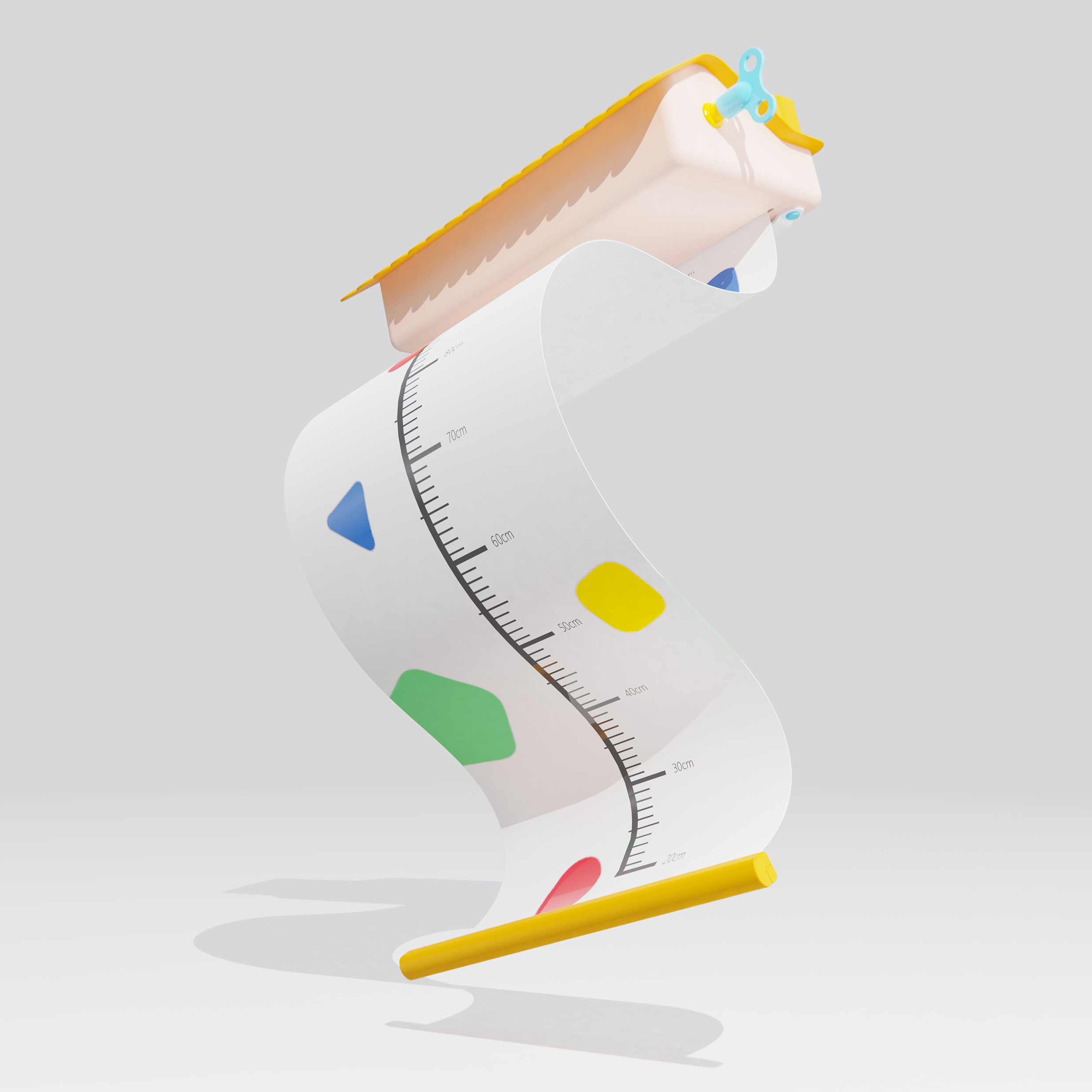 ruler，children，Storage，Cartoon，grow up，