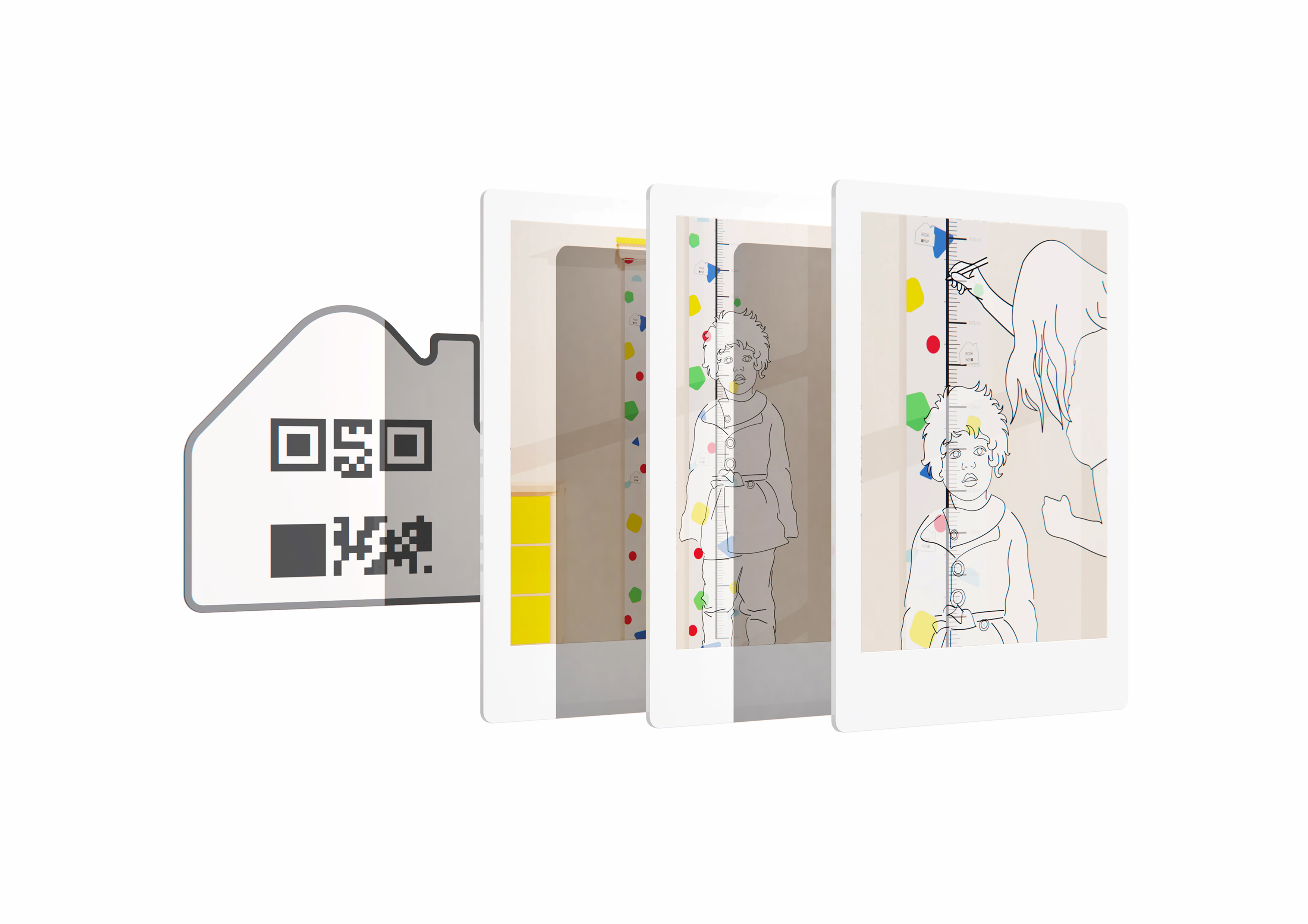 ruler，children，Storage，Cartoon，grow up，