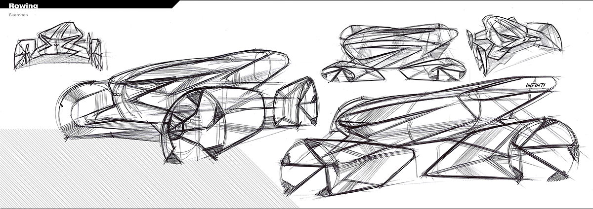 infiniti，Infiniti，Rowing shape，Concept Car，